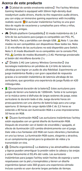 ¡¡-60%!! | Fachixy FC300 - Cascos Inalámbricos