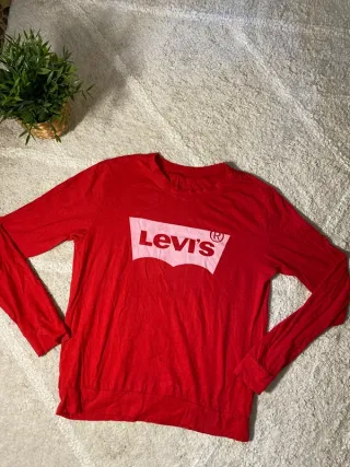 Camiseta Levi's Roja Manga Larga Talla S