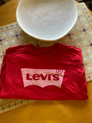 Camiseta Levi's Roja Manga Larga Talla S