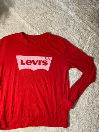Camiseta Levi's Roja Manga Larga Talla S