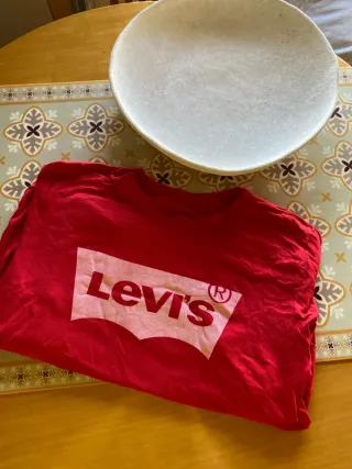 Camiseta Levi's Roja Manga Larga Talla S