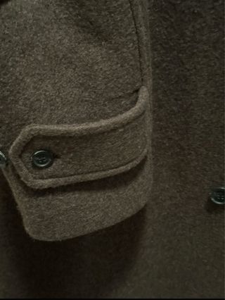 Abrigo Largo Lana y Cachemira Zara Talla M