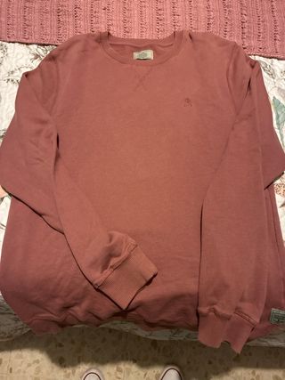 Sudadera hombre rosa