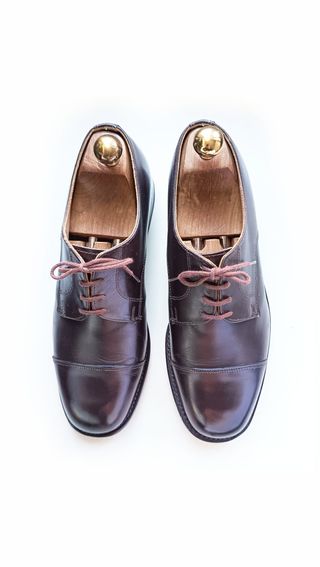 Scarpe Derby Pelle Marrone EU 41 Made in Italy