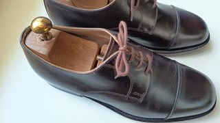 Scarpe Derby Pelle Marrone EU 41 Made in Italy