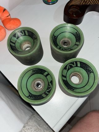 Ruedas Longboard Urban Verdes (4 unidades)