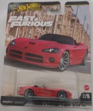 Hot Wheels Premium Fast & Furious 2003 Dodge Viper