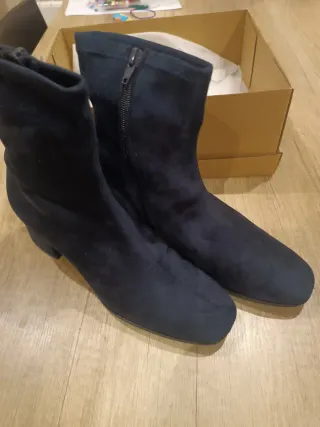 Botines azul marino talla 39