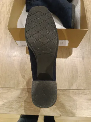 Botines azul marino talla 39