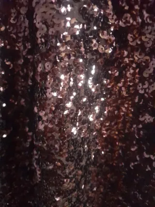 Vestido lentejuelas negro