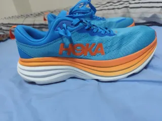 Zapatillas Hoka Bondi 8 Azul/Blanco