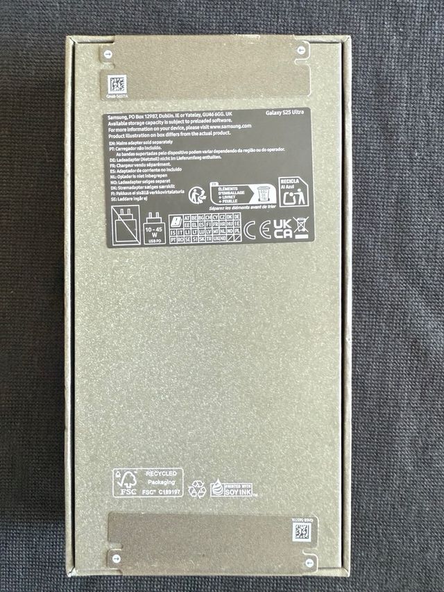 Samsung Galaxy S25 Ultra 256GB Argento