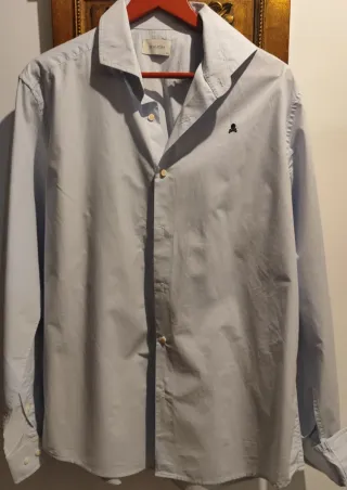 Camisa Scalpers Azul Talla 43 - Un Uso