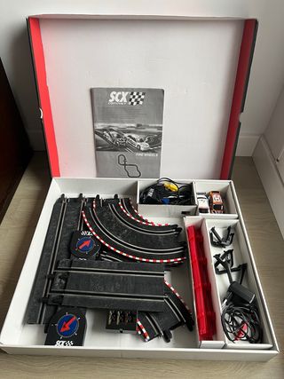 Scalextric Compact Fire Wheels Circuito Coches