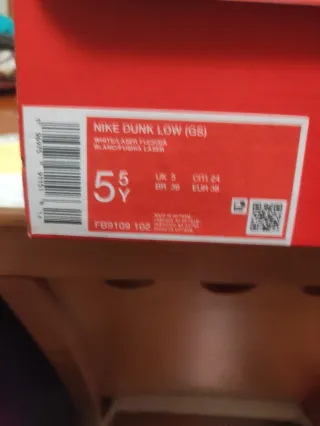 Nike Dunk Low White Láser Fuchsia