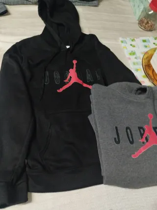 Felpe Jordan nere e grigie