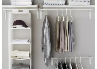 2 Barras extensibles para ropa Ikea