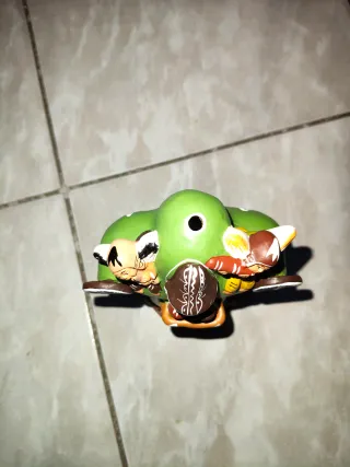 Presepe in terracotta con incenso