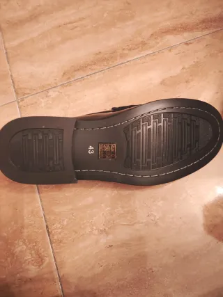 Mocasines LALIKAER Hombre Talla 43 Negro Charol