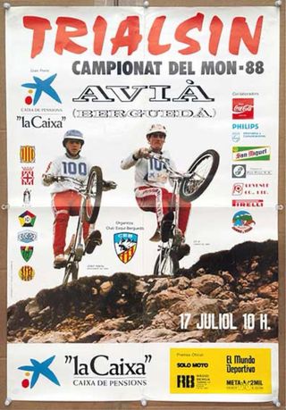 Posters Originales Mundial Trialsin 1985/86/87/88