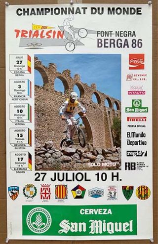 Posters Originales Mundial Trialsin 1985/86/87/88