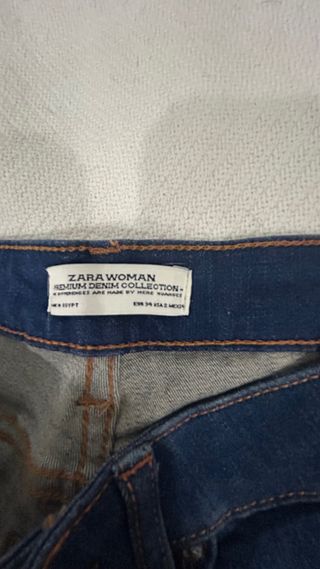 Jeans Zara premium woman Azul Talla 34