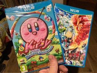 Kirby Arcobaleno Pennello e The Wonderful 101 Wii U