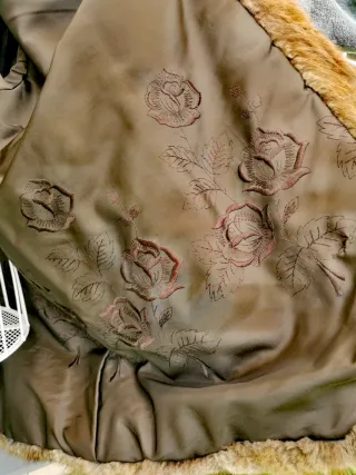 Chaquetón tres cuartos de mujer,