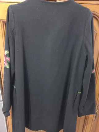 Abrigo MIA DOLCE bordado flores