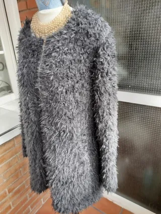 Chaquetón pelo negro