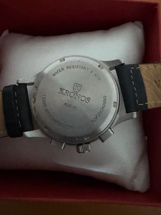Reloj Kronos Cuarzo Negro