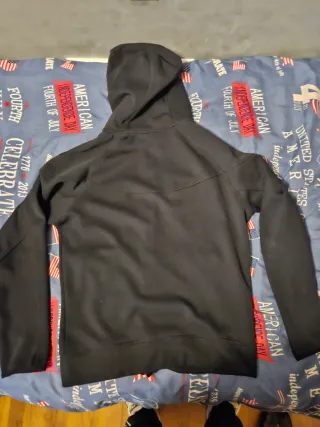 Sudadera Agongym Negra con Cremallera