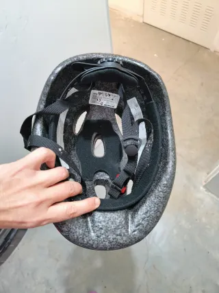 Casco Btwin Morado Niña