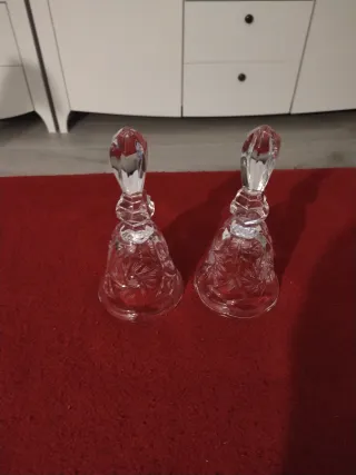 2 Campane di Cristallo 18 cm