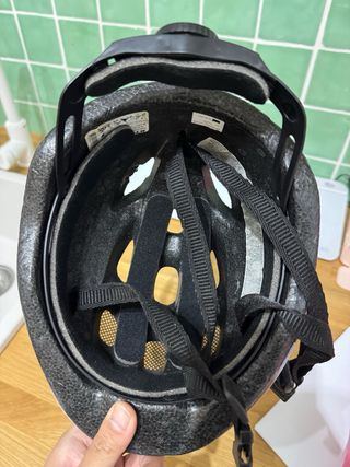 Casco bici infantil Btwin XS azul animales