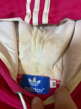 Sudadera Adidas Rosa y Blanca Deportiva