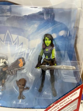 Marvel Toybox Star Lord, Gamora, Rocket & Groot