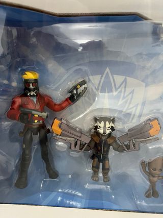 Marvel Toybox Star Lord, Gamora, Rocket & Groot