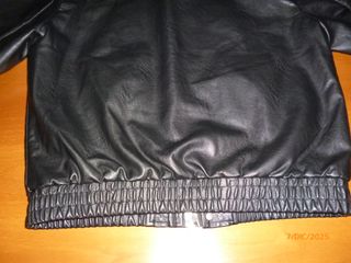 Giubbotto effetto pelle marrone taglia M