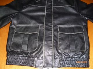 Giubbotto effetto pelle marrone taglia M