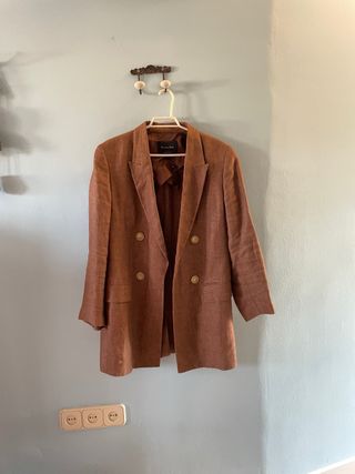 Blazer y pantalón Massimo Dutti Marrón