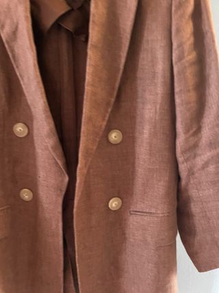 Blazer y pantalón Massimo Dutti Marrón