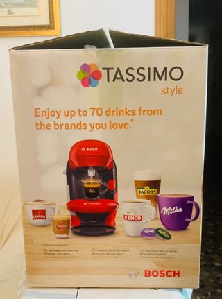 Cafetera Bosch Tassimo Style sin estrenar roja