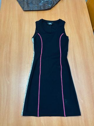 Vestido Karl Lagerfeld Negro Talla XS