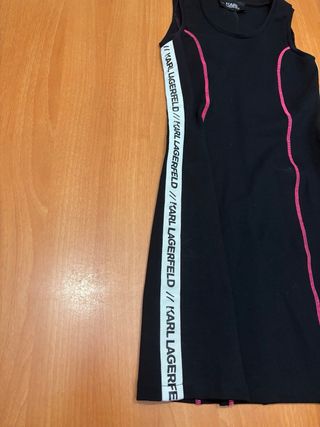 Vestido Karl Lagerfeld Negro Talla XS