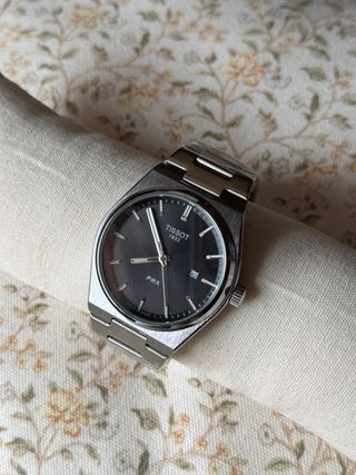 Reloj PRX Negro y Plateado