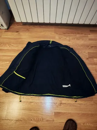 Chaqueta de hombre acolchada negro