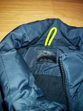 Chaqueta de hombre acolchada negro