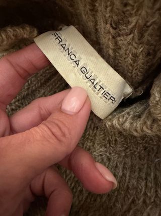 Maglione Franca Gualtieri lana mélange M