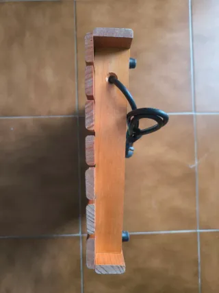 Calienta pies eléctrico madera